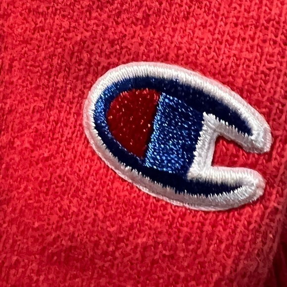 CHAMPION Reverse Weave Red Hoodie, Lady’s XS, Preloved - Picture 4 of 5
